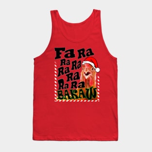 "Christmas Caroling Chicken" Tank Top